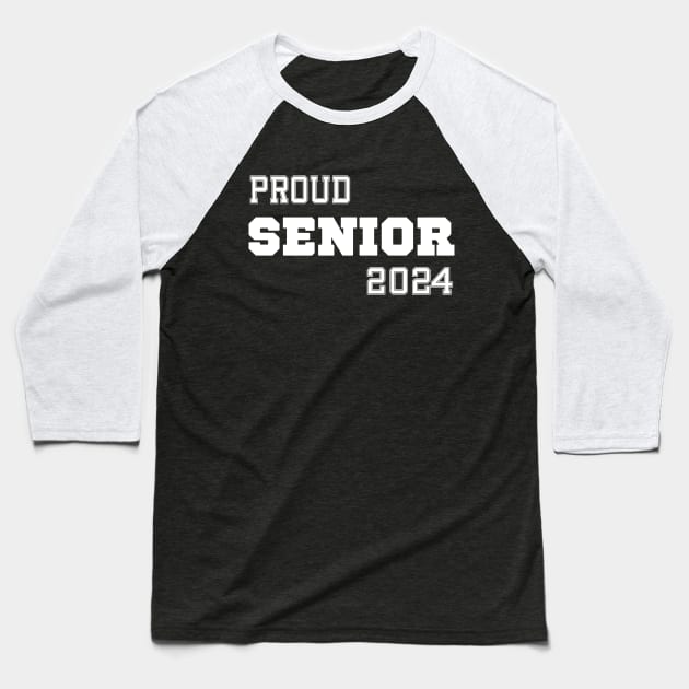 Senior Class 2024 Graduation Baseball T-Shirt by SecuraArt